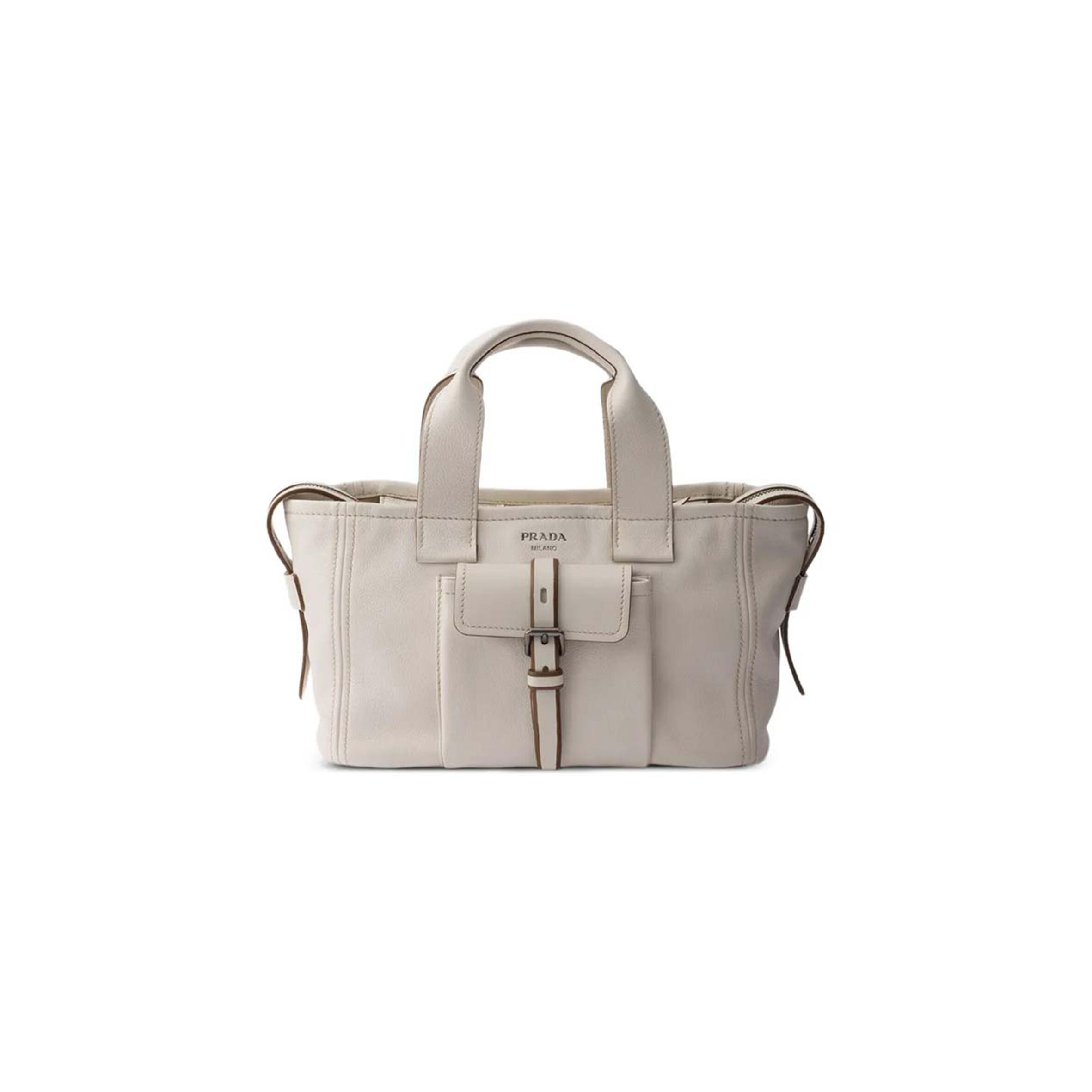 PRADA ROUTE MEDIUM LEATHER HANDBAG 1BG660 (28*21*13cm)